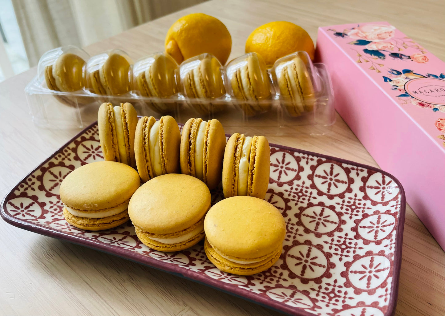 Handmade Classic Macarons in Box of 6 or 12