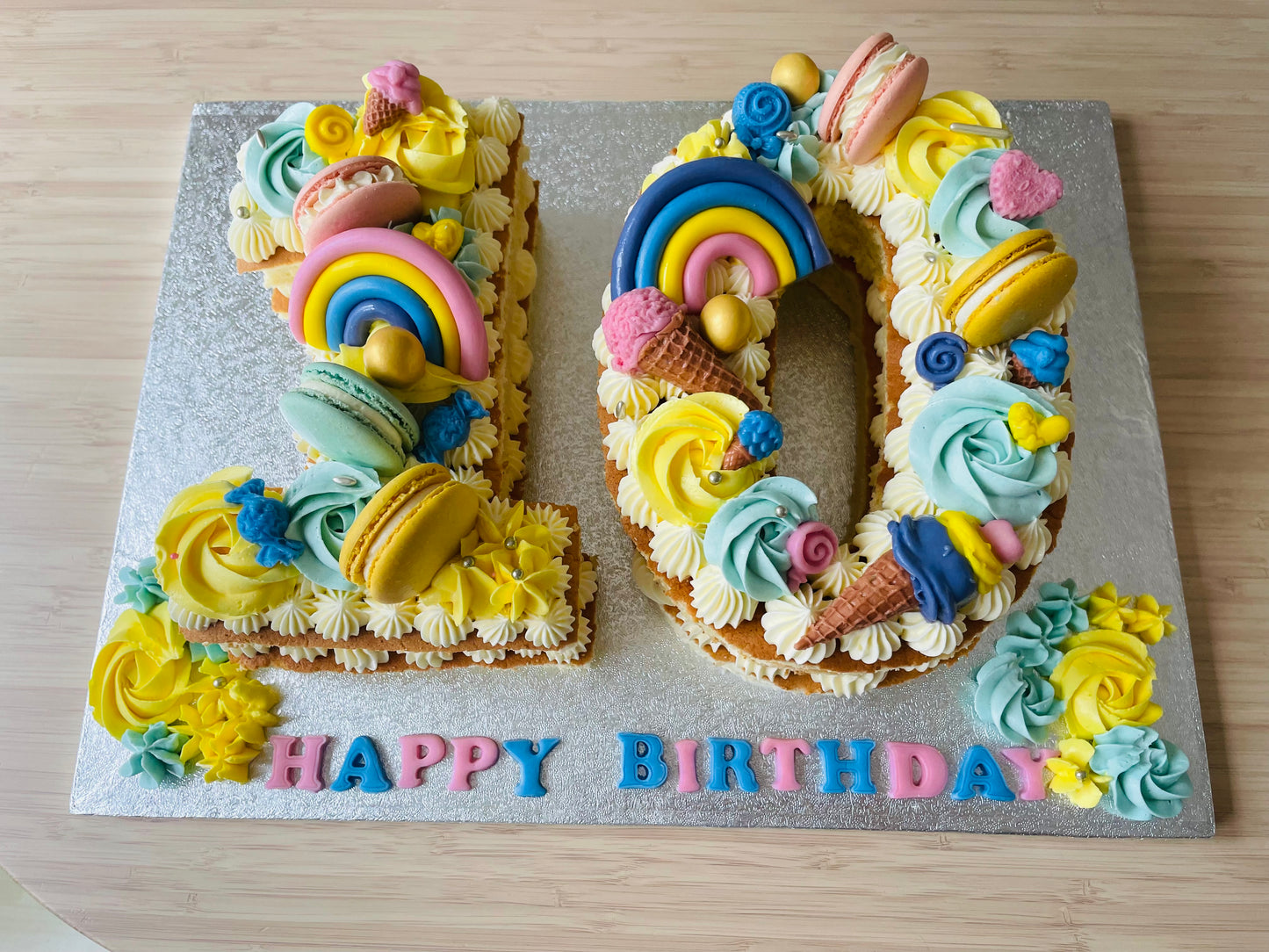 MacyM’s Buttercream Number/Letter Cakes