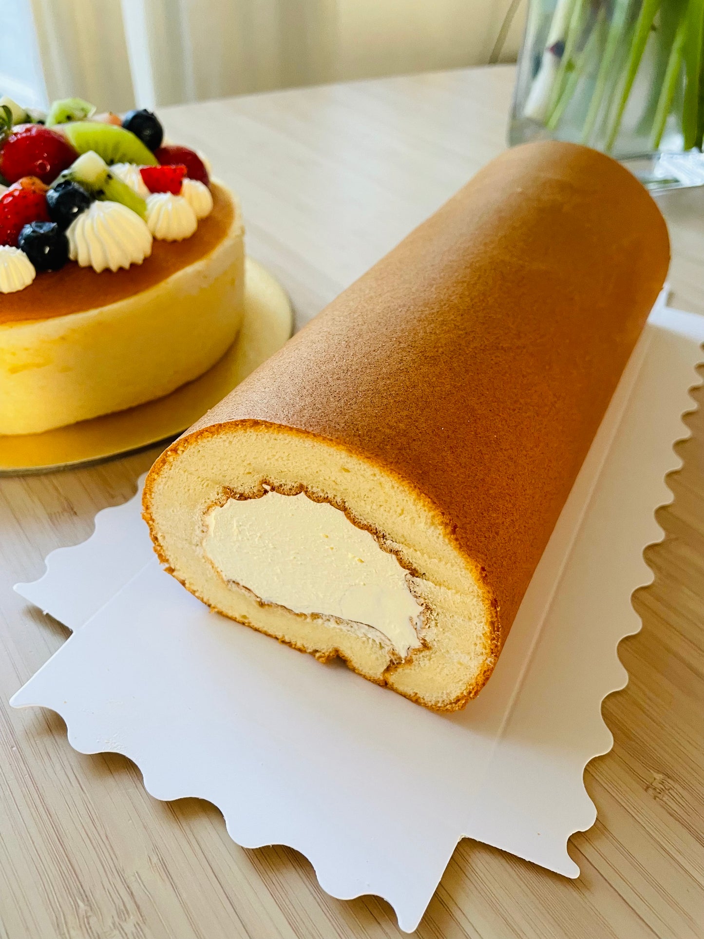 Japanese Whipped Cream Cake Rolls / Swiss Rolls