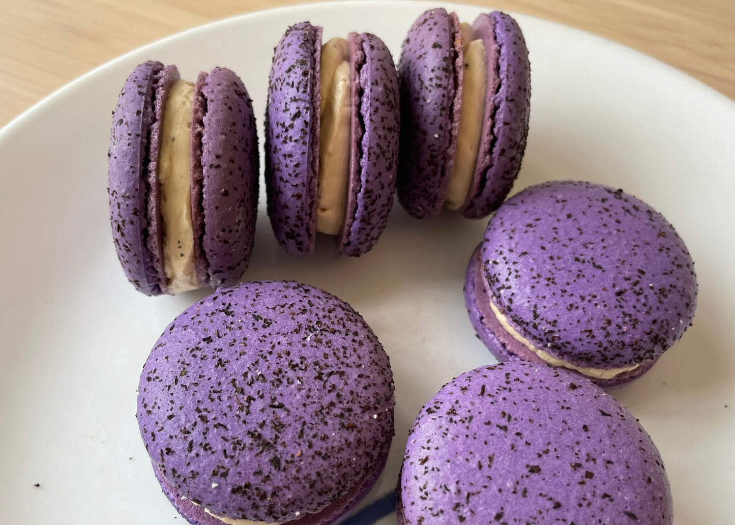 Handmade Classic Macarons in Box of 6 or 12