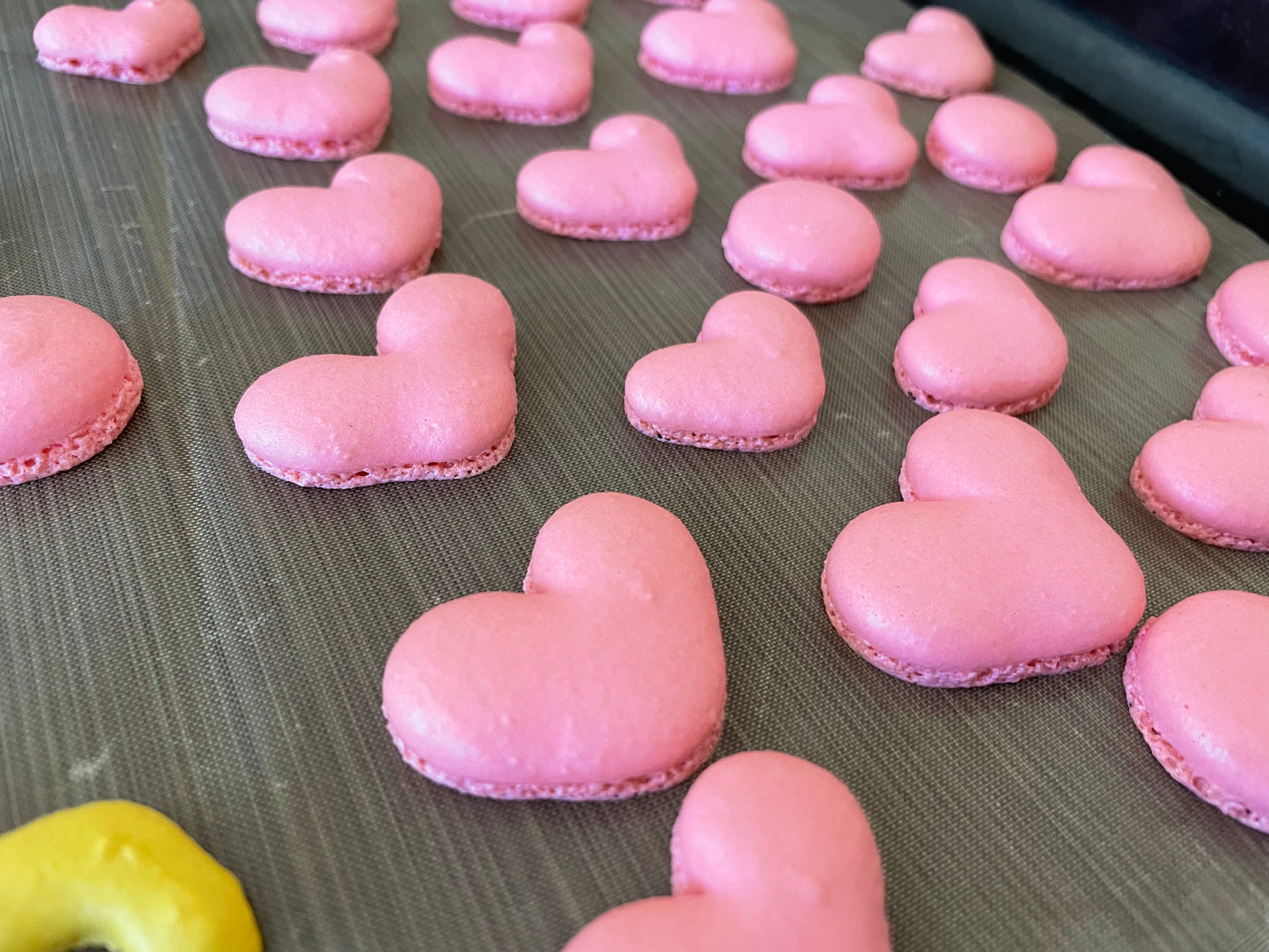 Heart Shaped Macarons in Box of 9